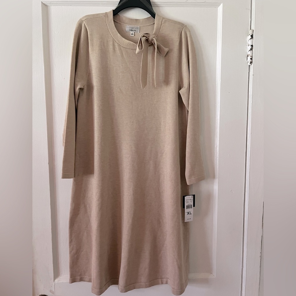 Oatmeal sweater dress